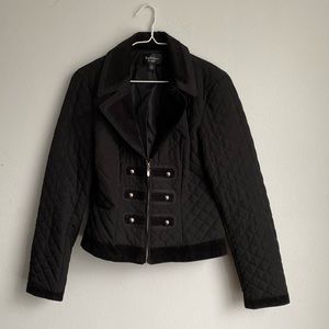 Quilted Military Style Short Jacket